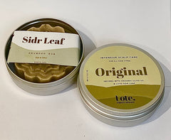 Original Sidr Leaf Shampoo Bar with Olive ~ Tackles Dandruff (Previous Tin)