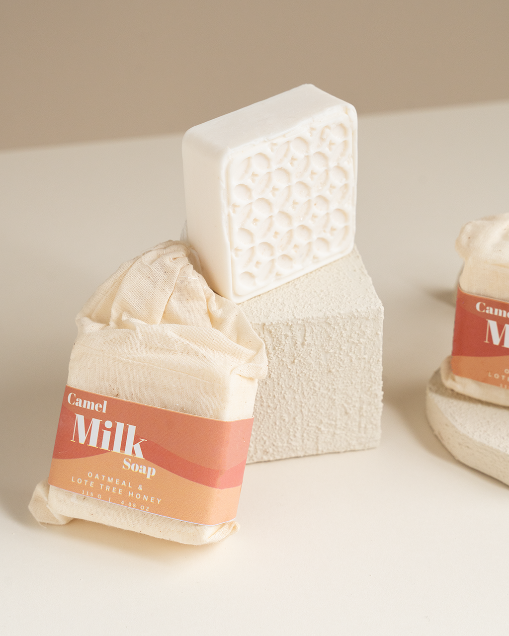 Camel Milk Face & Body Soap with Sidr Honey & Oatmeal