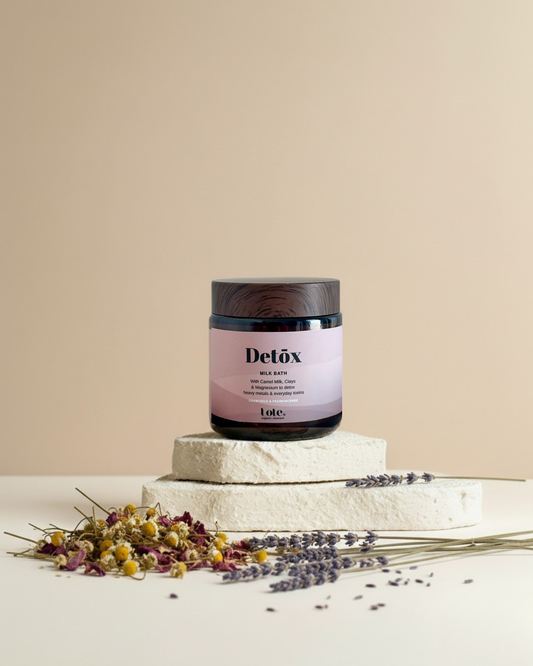 Detox milk bath