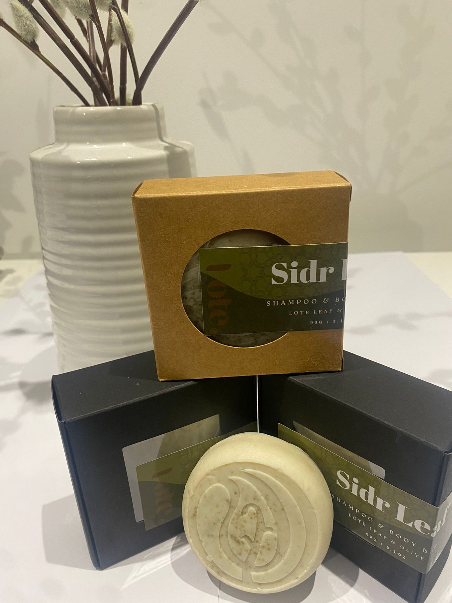Organic Sidr Leaf Shampoo + Body Bar